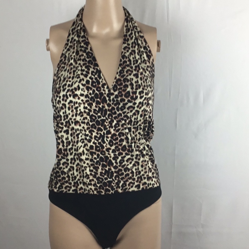 👍Leopard Alter top Bodysuit Tank Top SzL